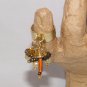 Bronze adjustable Dangle ring