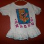 Small Steps Size 2T Bear Shirt With Ruffle