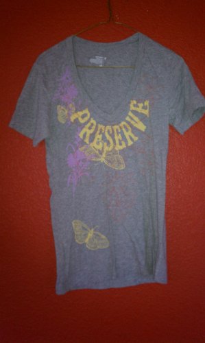 Old Navy Graphic T-Shirt Grey Size M