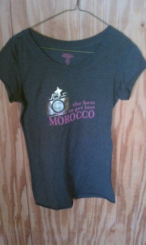 Old Navy Graphic T-Shirt Brown Size M