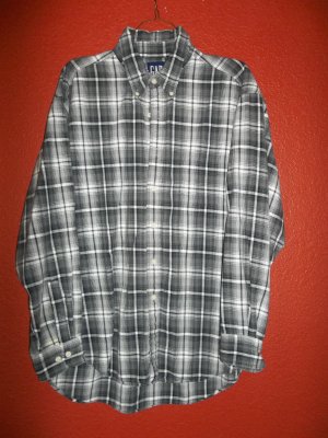 Legends Green Plaid Button Up Blouse