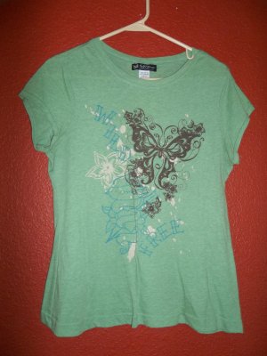 Self Esteem Juniors Tshirt Green Size XL