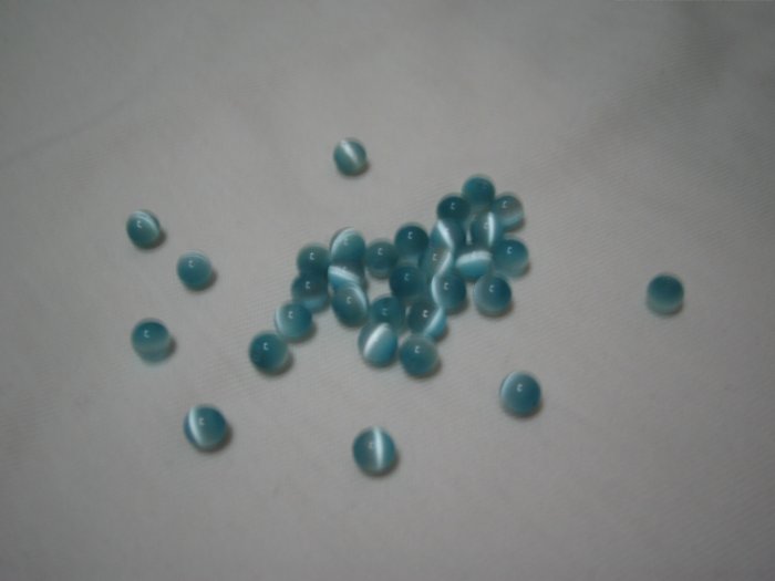 Blue Cat's Eye Beads (4mm)