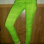 Tripp Skinny Jeans; Green Plaid; Girls Size 5