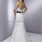 2012 Mermaid Halter V-neck White Alencon Lace Wedding Dress Free Maroon Sash Bridal Gown