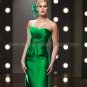 Strapless Blue Green Fuchsia Gold Black Satin Short Mother of the Bride Dress Evening Dress & Jacket