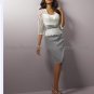 White Lace Green Red Purple Coral Blue Silver Satin Mother of the Bride Dress Short  Evening Dress