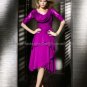 Green Red Purple Fucsia Chiffon Lace Mother of the Bride Dress Short Lady's Evening Prom Dress