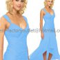 A-line Short Evening Dress Cocktail Dress Hi-low Red Blue Pink Green Bridesmaid Prom Dress