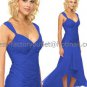 A-line Short Evening Dress Cocktail Dress Hi-low Red Blue Pink Green Bridesmaid Prom Dress