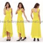 A-line Short Evening Dress Cocktail Dress Hi-low Red Blue Pink Green Bridesmaid Prom Dress
