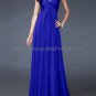 Strapless Evening Dress Prom Dress Long Beaded Purple Blue Pink Green Bridesmaid Dress