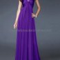 Strapless Evening Dress Prom Dress Long Beaded Purple Blue Pink Green Bridesmaid Dress
