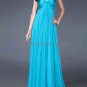 Strapless Evening Dress Prom Dress Long Beaded Purple Blue Pink Green Bridesmaid Dress