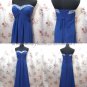 Strapless Evening Dress Prom Dress Long Beaded Purple Blue Pink Green Bridesmaid Dress