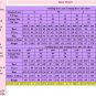 Standard Size Chart & Color Swatches & Measure Guide Chart For Wedding Dress & Evening Dress