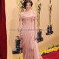 Off Shoulder Pink Chiffon Lace Front Slit Bridal Evening Dress Long Prom Celebration Dress