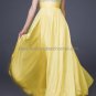 Blue Coral Chiffon Thin Straps V Neck Evening Dress Long Prom Dress Gown Beaded Party Dress