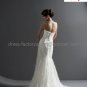 Lace Bridal Gown Strapless Free Jacket Mermaid Beaded Wedding Dress L31 Buttons Zipper Back