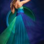 Straples Green Aqua Blue 4 Colors Chiffon Bridal Evening Dress Long Prom Dress Formail Gown