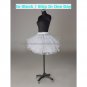 A-line White 3 Layers Little Wedding Petticoat Short Underware Girl Dress Crinoline P242