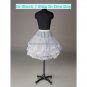 White 3 Layers Lace Edge Little Wedding Petticoat Short Underware Bridal Bustle Mini Crinoline P23