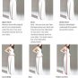 White Lace Purfle Empire Waist Bridal Evening Dress Sleeveless Long Maternity Wedding Dress