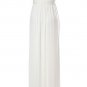 Short Sleeves Round Neck White Chiffon Empire Maternity Bridal Gowns Pregnant Wedding Dress H165