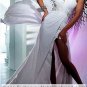 Pink White Chiffon Lace Bridal Evening Dress Jeweled Backless Prom Dress Formal Gown