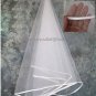 1 Tier Satin Edge Ruffles Tulle Short Wedding Veil 1X1.5 M Bridal Dress Veil
