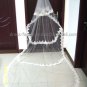 4 Tiers Wide Tulle Lace Edge Wedding Veil 2.8X1.5 M Long Cathedral Bridal Veil VL19