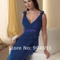 V-neck Prom Dress Pink Chiffon Long Mother of the Bride Dress Long Draped Rullfes Evening Dress