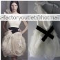 A-line One Shoulder Corset White Organza Short Bridal Wedding Dress Bridesmaid Dress
