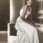 Sheath Bridal Ball Gown Puma U-neck Ivory Soft Lace Satin Wedding Dress Sz24 6 8 10 12+