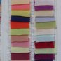 Real Chiffon Materials For Wedding/Evening Dress Handcraft Color Swatches 2-4 Styles 10X10cm
