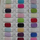 Real Organza Materials For Handcraft Evening/Bridesmaid Dress Color Swatches 2-4 Styles 10X10cm