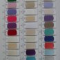 Real Satin Materials For Weddng/ Evening Dress Handcraft Color Swatches 2-4 Styles 10X10cm