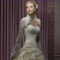 Ivory White Lace Bridal Dress Vest Shawl Jacket Long Sleeves Wedding Dress Bolero Jacket Size 2-28