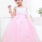 White Satin Junior Bridesmaid Dress Flower Girl Dress Baby Dresses Sz2 3 4 5 6 7 8 9 10+ Custom