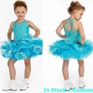 Blue Junior Bridesmaid Dress Prom Party Dress Flower Girl Dress Baby Dresses Sz2 3 4 5 6 7 8 9 10+