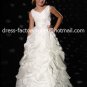 White Junior Bridesmaid Dress Prom Party Dress Flower Girl Dress Baby Dress Sz2 3 4 5 6 7 8 9 10+