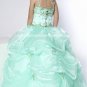 Green Junior Bridesmaid Dress Prom Party Dress Flower Girl Dress Baby Dresses Sz2 3 4 5 6 7 8 9 10+