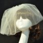 Soft Tulle Net 2 T Short Wedding Veils White Ivory Bridal Fascinator Simple Birdcage Veil