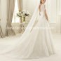2013 New A-line Bridal Gown White Ivory Lace Sheer Straps V-neck Wedding Dress Sz 4 6 8 10 12+Custom