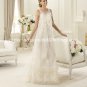 2013 A-line Royal Bridal Gown Ivory Lace Empire Waist Wedding Dress Sz 4 6 8 10 12+Custom
