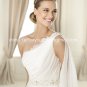 2013 A-line Bridal Gown White Lace Ciffon One Shoulder Front Slit Wedding Dress Sz 4 6 8 10 12+