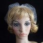 White Ivory Net  T Short Wedding Veils Cheap Simple Bridal Fascinator Simple Birdcage Veil