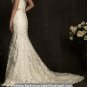 Champagne Lace Bridal Gown Long Strapless Wedding DresS TRUMPET Bridal Ball Gown Sz 2 4 6 8 10 12+