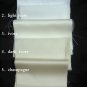 Wholesale A-line Short White Evening Dress Bridesmaid Dress Strapless Ankle Length Wedding Dress