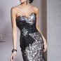 Black Lace Bridal Gown Strapless Sweetheart Wedding Dress Mermaid Bridal Ball Gown Sz 2 4 6 8 10 12+